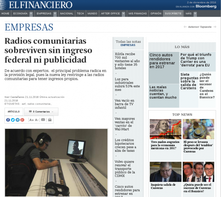 Lee más sobre el artículo Radios comunitarias sobreviven sin ingreso federal ni publicidad