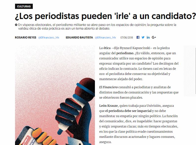 Lee más sobre el artículo ¿Los periodistas pueden ‘irle’ a un candidato?