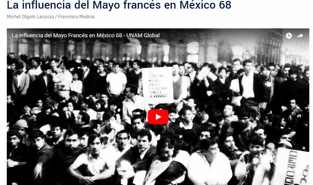 Lee más sobre el artículo La influencia del Mayo francés en México 68