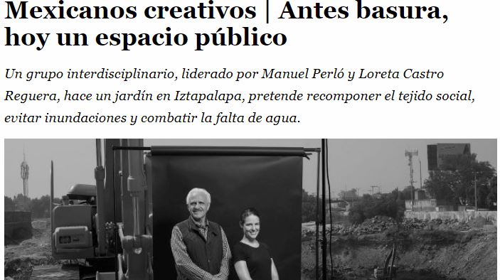 Lee más sobre el artículo Mexicanos creativos | Antes basura, hoy un espacio público