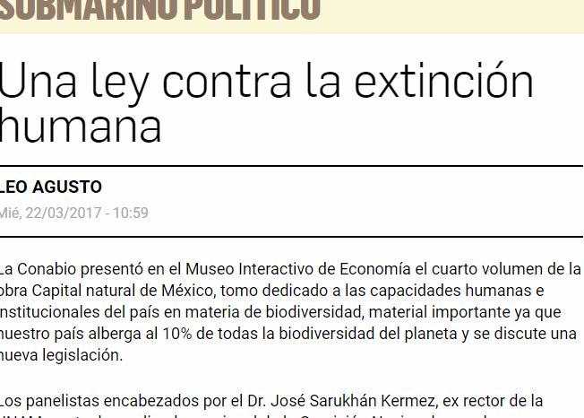 Lee más sobre el artículo Una ley contra la extinción humana