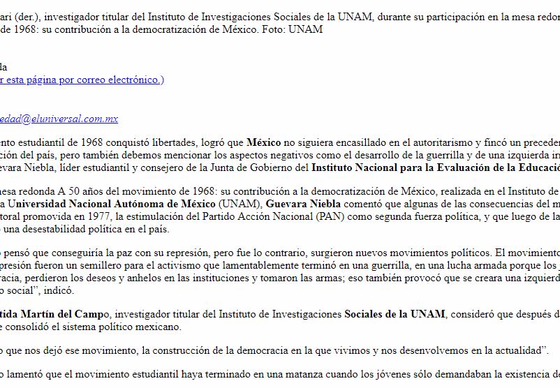 Lee más sobre el artículo “Represión en 68 fue semillero de activismo”