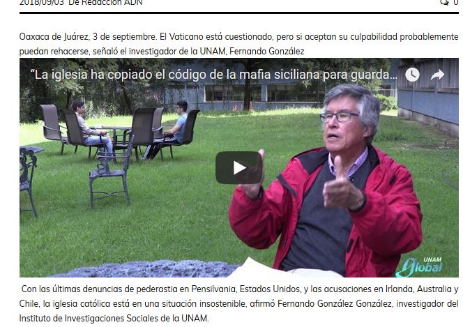 Lee más sobre el artículo “La iglesia ha copiado el código de la mafia siciliana para guardar silencio”