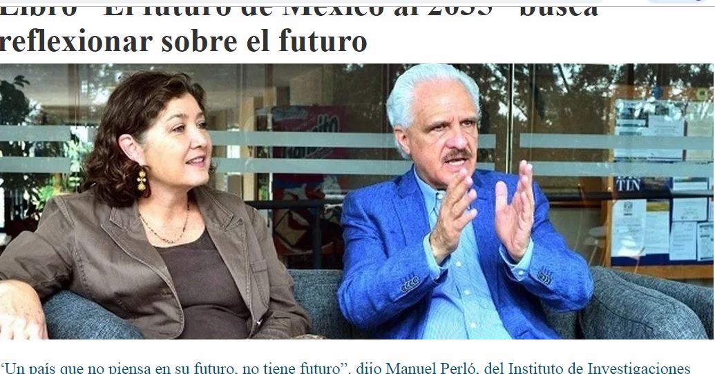 Lee más sobre el artículo Libro “El futuro de México al 2035” busca hacer flexión sobre el futuro