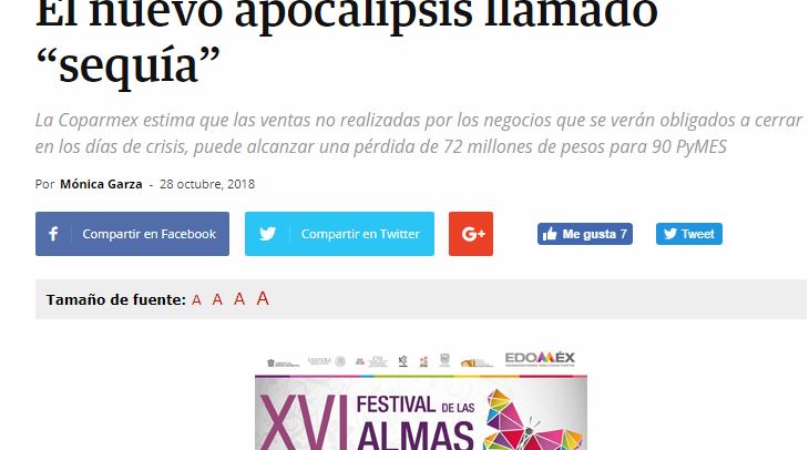 Lee más sobre el artículo El nuevo apocalipsis llamado “sequía”