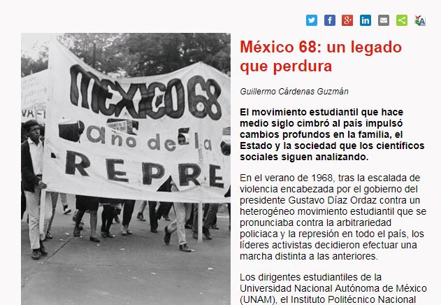 Lee más sobre el artículo México 68: un legado que perdura