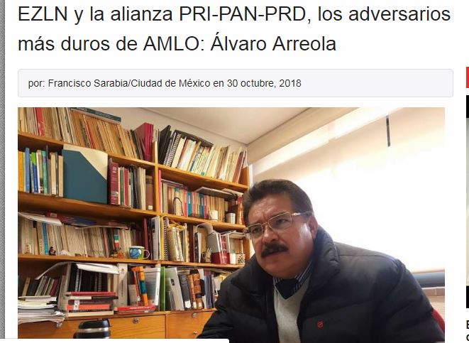 Lee más sobre el artículo EZLN y la alianza PRI-PAN-PRD, los adversarios más duros de AMLO: Álvaro Arreola