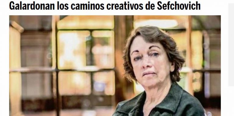 Lee más sobre el artículo Galardonan los caminos creativos de Sefchovich