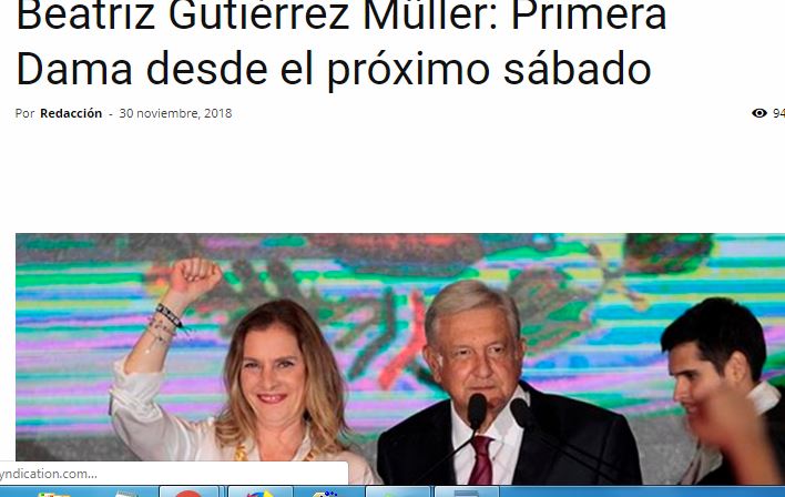 Lee más sobre el artículo Beatriz Gutiérrez Müller: Primera Dama desde el próximo sábado