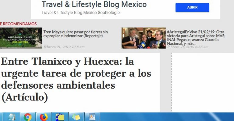 Lee más sobre el artículo Entre Tlanixco y Huexca: la urgente tarea de proteger a los defensores ambientales (Artículo)