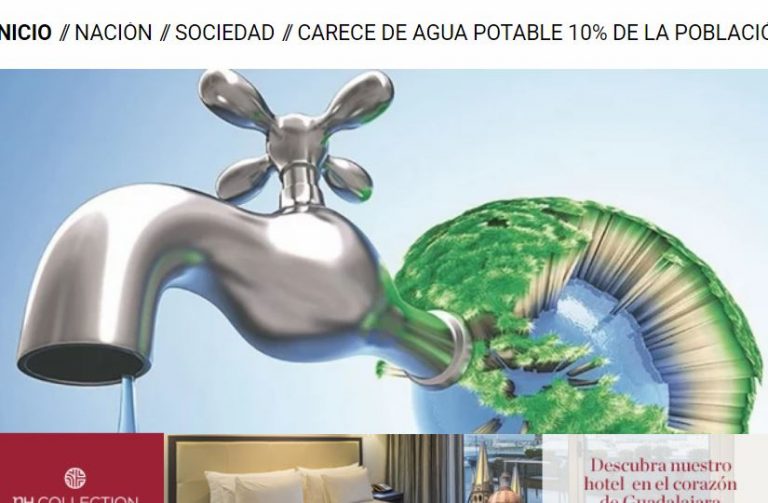 Lee más sobre el artículo Carece de agua potable 10% de la población mexicana, dice especialista.