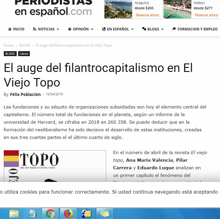 Lee más sobre el artículo El auge del filantrocapitalismo en El Viejo Topo