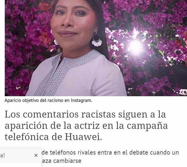 Lee más sobre el artículo Racist comments follow actress’s appearance in Huawei phone campaign