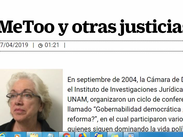 Lee más sobre el artículo MeToo y otras justicias