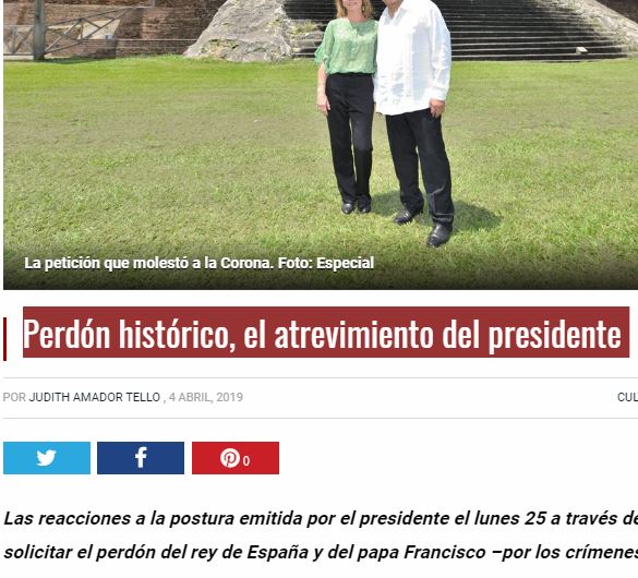 Lee más sobre el artículo Perdón histórico, el atrevimiento del presidente