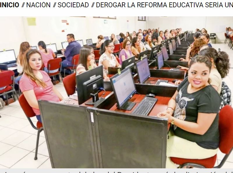 Lee más sobre el artículo Derogar la reforma educativa sería un retroceso: expertos