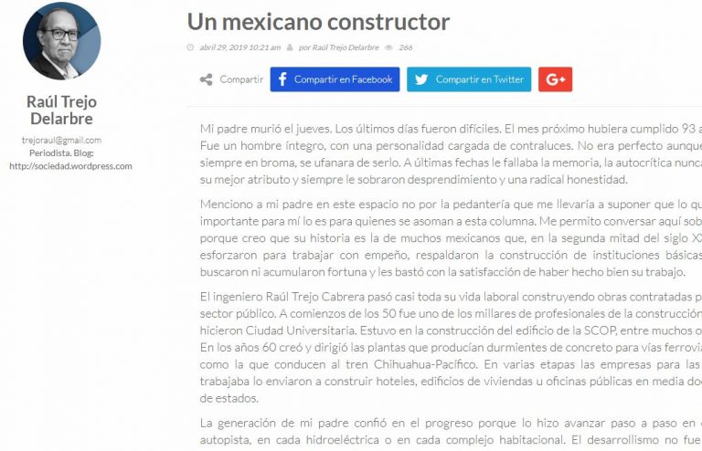 Lee más sobre el artículo Un mexicano constructor