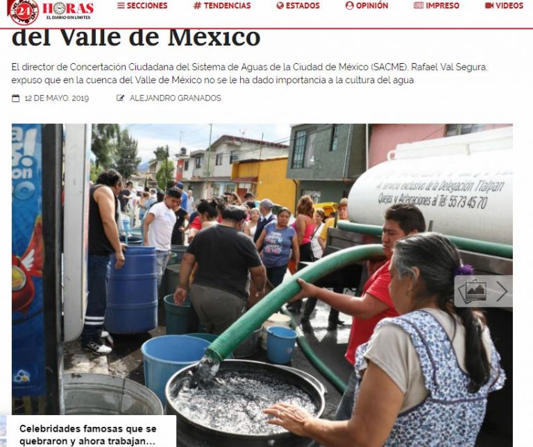 Lee más sobre el artículo En 40 años, se podría agotar la capacidad de extracción del acuífero del Valle de México