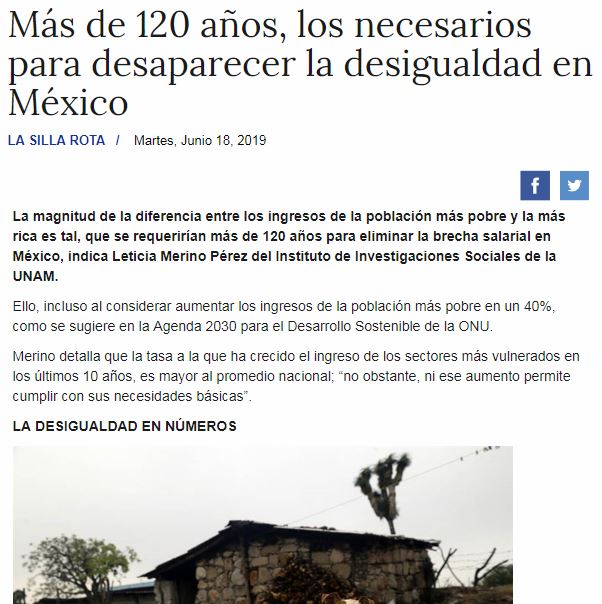 Lee más sobre el artículo Más de 120 años, los necesarios para desaparecer la desigualdad en México