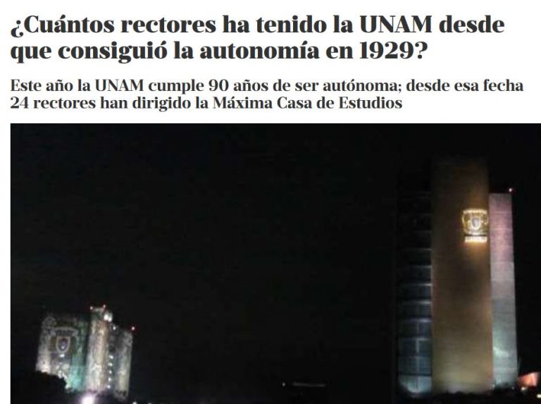 Lee más sobre el artículo ¿Cuántos rectores ha tenido la UNAM desde que consiguió la autonomía en 1929?