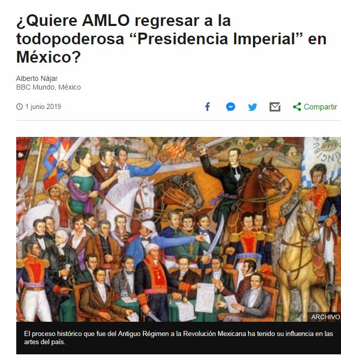 Lee más sobre el artículo ¿Quiere AMLO regresar a la todopoderosa “Presidencia Imperial” en México?