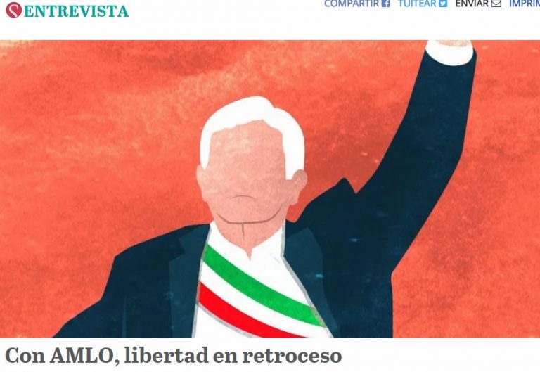 Lee más sobre el artículo Con AMLO, libertad en retroceso