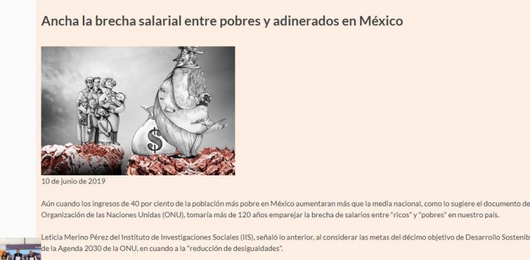 Lee más sobre el artículo Ancha la brecha salarial entre pobres y adinerados en México