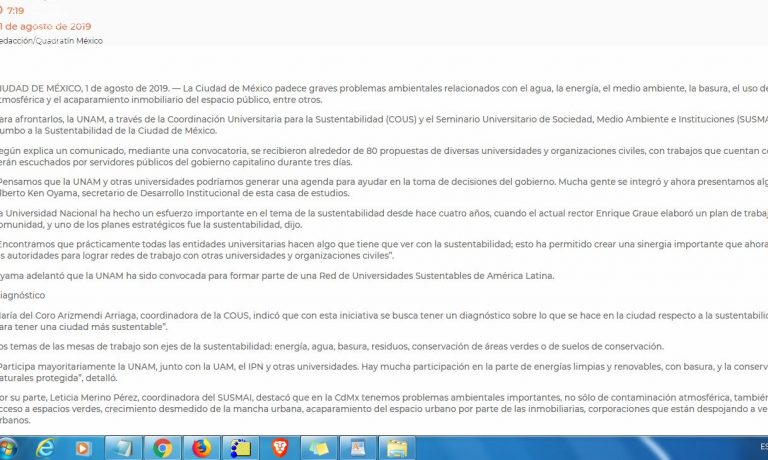 Lee más sobre el artículo CDMX y su camino a la sustentabilidad: hay 80 propuestas para alcanzarla