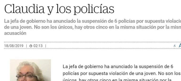 Lee más sobre el artículo claudia y los-policias