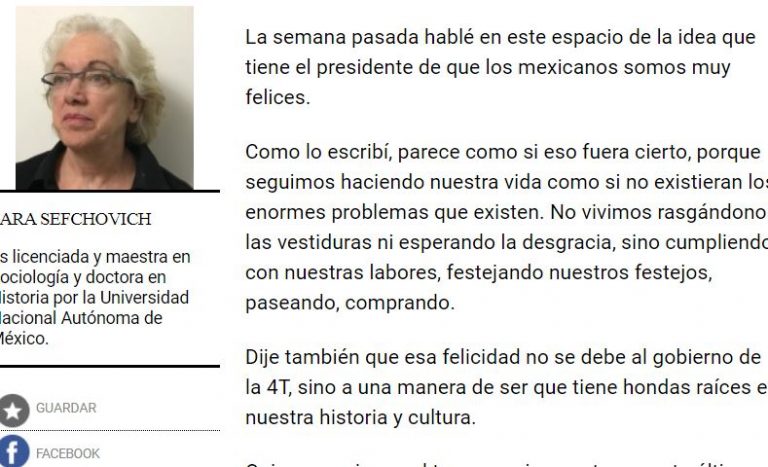 Lee más sobre el artículo Más sobre la felicidad de los mexicanos