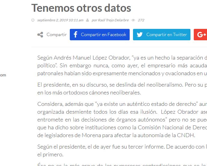 Lee más sobre el artículo Tenemos otros datos