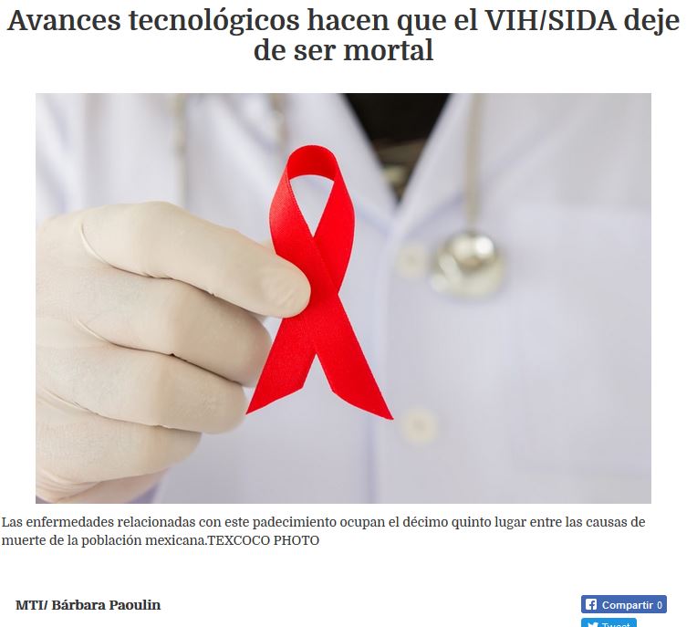 Lee más sobre el artículo Avances tecnológicos hacen que el VIH/SIDA deje de ser mortal