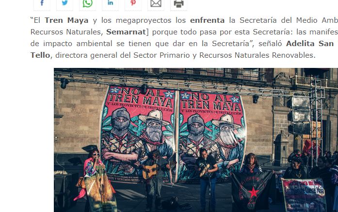 Lee más sobre el artículo Por oposición de Semarnat a megaproyectos, baja 60% presupuesto del Tren Maya