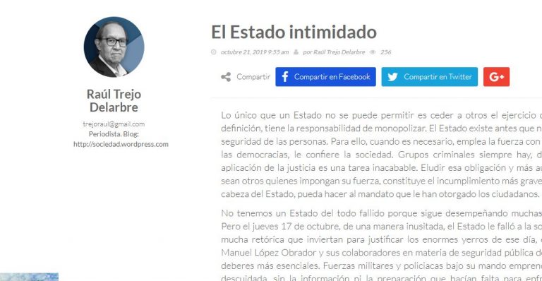 Lee más sobre el artículo El Estado Intimidado