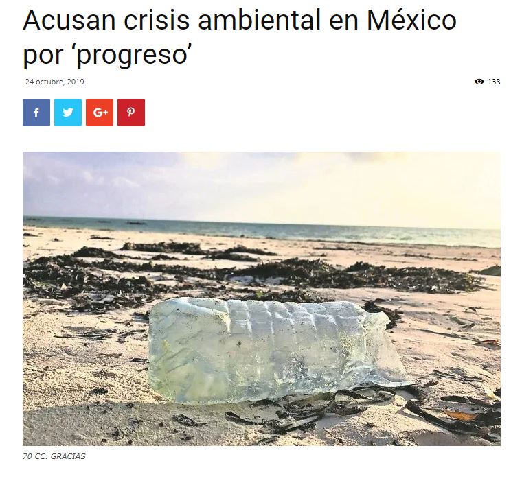 Lee más sobre el artículo Acusan crisis ambiental en México por ‘progreso’