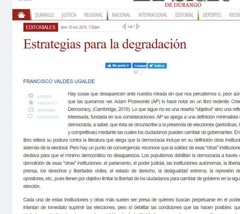 Lee más sobre el artículo Estrategias para la degradación