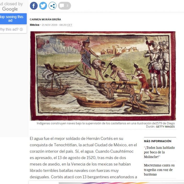 Lee más sobre el artículo La barrera líquida que propició la caída de Tenochtitlan