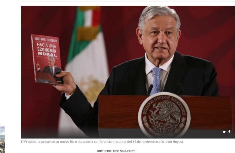 Lee más sobre el artículo AMLO y su libro; ¿La economía  moral contra el libre mercado?