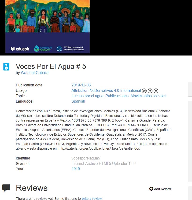 Lee más sobre el artículo Defendiendo Territorio y Dignidad Alex Caldera y José Esteban Castro, con Alice Poma