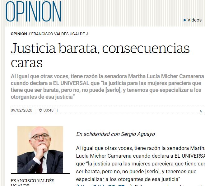 Lee más sobre el artículo Justicia barata, consecuencias caras