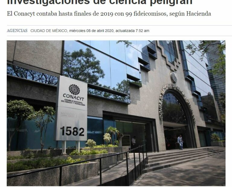 Lee más sobre el artículo Investigaciones de ciencia peligran