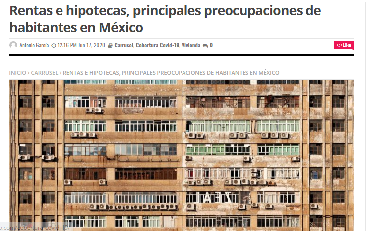 Lee más sobre el artículo Rentas e hipotecas, principales preocupaciones de habitantes en México