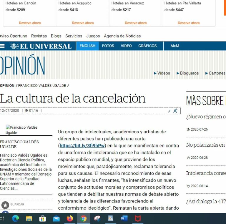 Lee más sobre el artículo La cultura de la cancelación