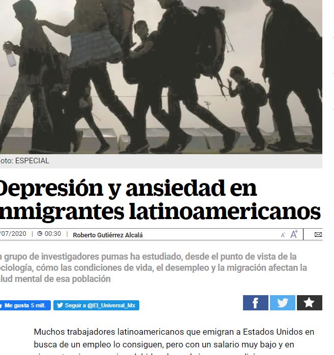 Lee más sobre el artículo Depresión y ansiedad en inmigrantes latinoamericanos