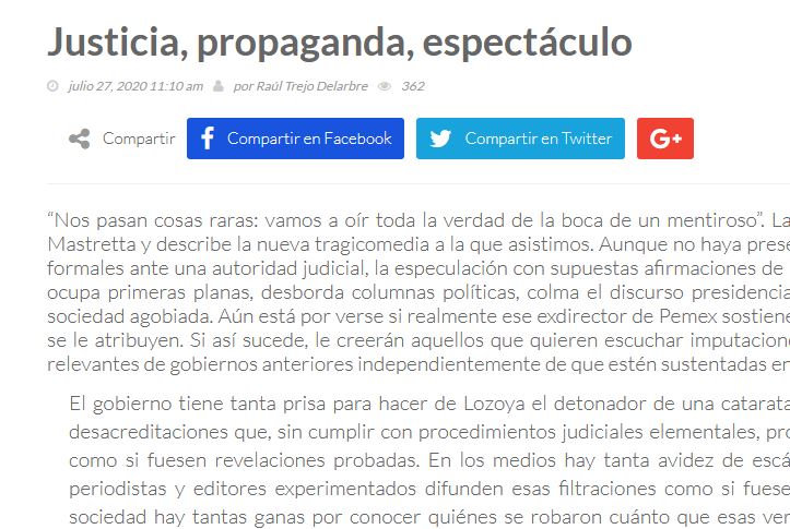 Lee más sobre el artículo Justicia, propaganda, espectáculo