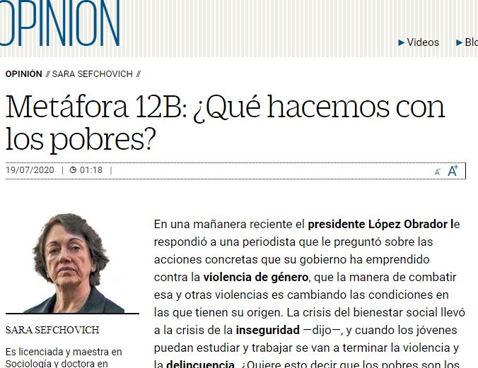 Lee más sobre el artículo Metáfora 12B: ¿Qué hacemos con los pobres?