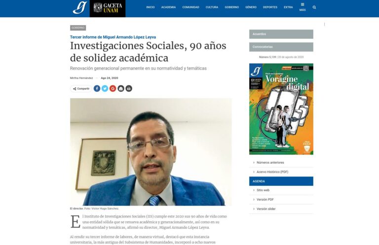 Lee más sobre el artículo Investigaciones Sociales, 90 años de solidez académica