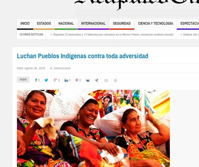 Lee más sobre el artículo Luchan Pueblos Indígenas contra toda adversidad