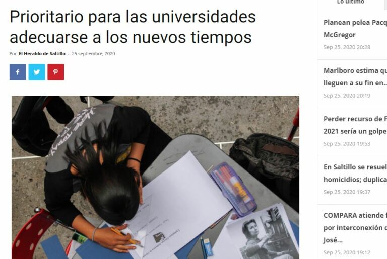 Lee más sobre el artículo Prioritario para las universidades adecuarse a los nuevos tiempos