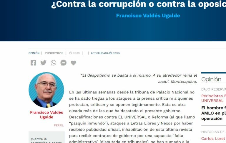 Lee más sobre el artículo ¿Contra la corrupción o contra la oposición?